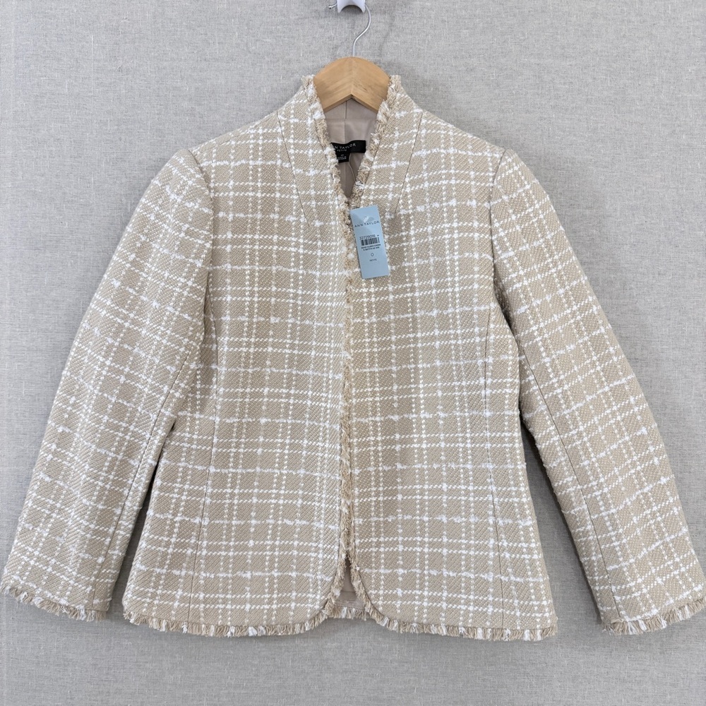 Ann Taylor Petite Tweed Jacket 0P NWT